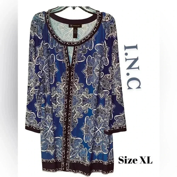 INC International Concepts Dresses & Skirts - I.N.C beautiful long sleeve shirt dress